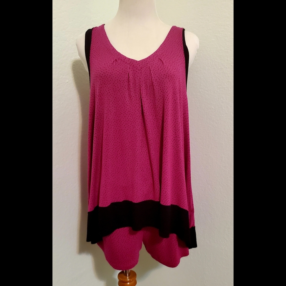 Simply Vera Magenta Sleep set shorts sz L
